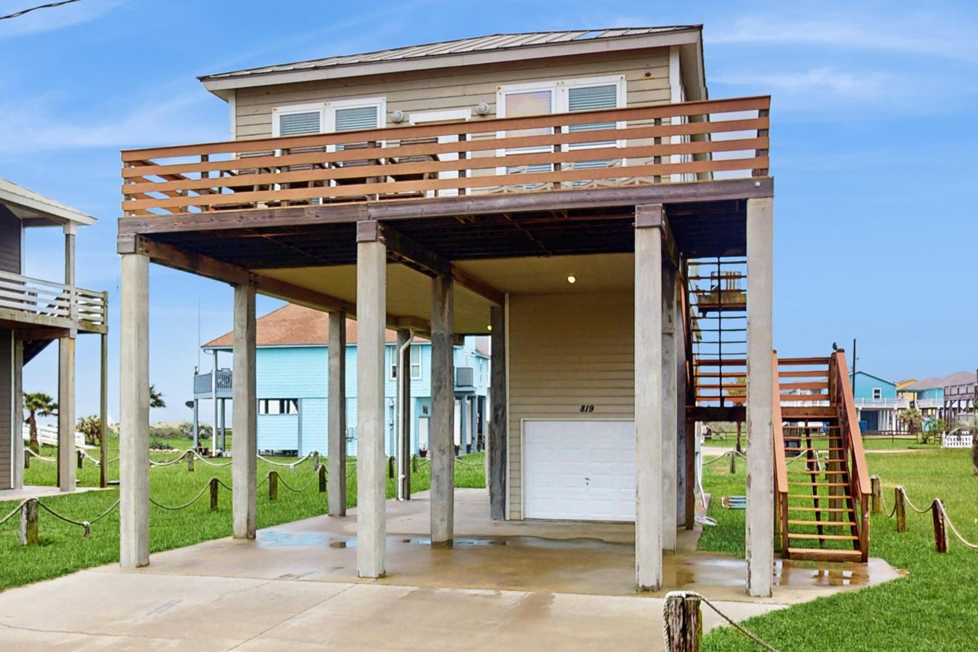 Coastal Cabana Crystal Beach Buitenkant foto